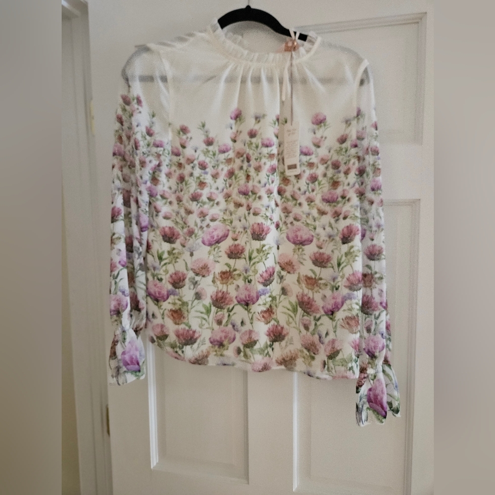 Ted Baker Elegant Cream Blouse